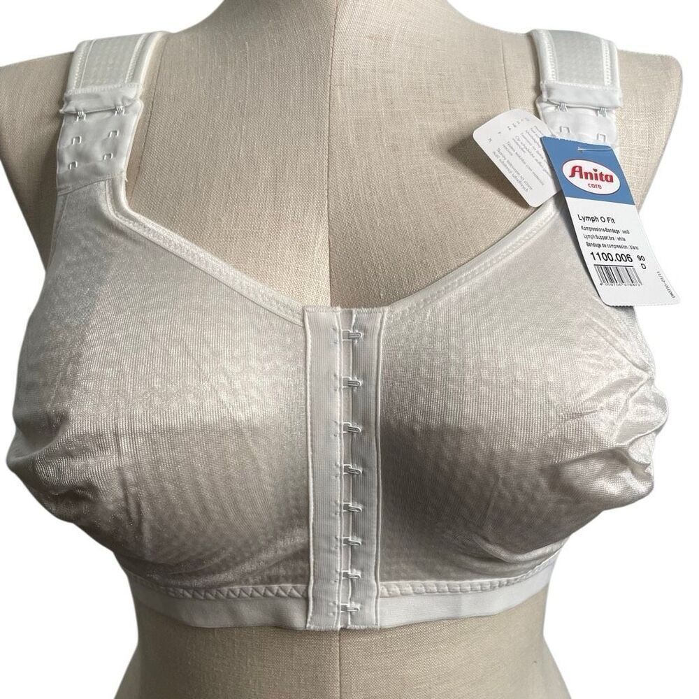 Anita Care Womens Lymph O Fit Compression Bra 40D Lymphedema Mommy Makeover